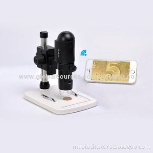 720P HD USB Digital WiFi Microscope with Holder